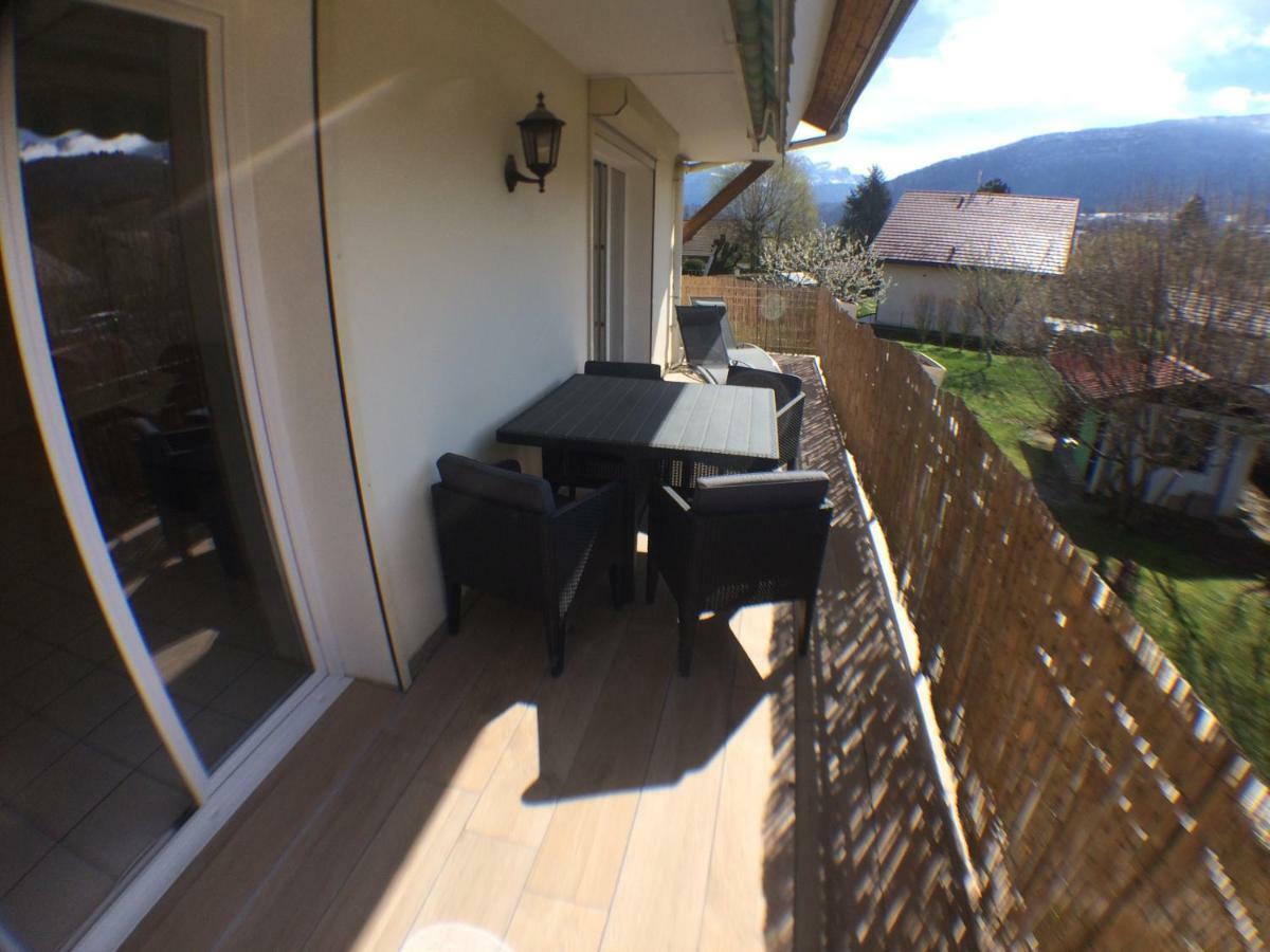 Entre Lac Et Montagne, Proche Centre De St Jorioz, Spacieux Et Confortable Appartement Avec Grande Terrasse Saint-Jorioz Exteriör bild